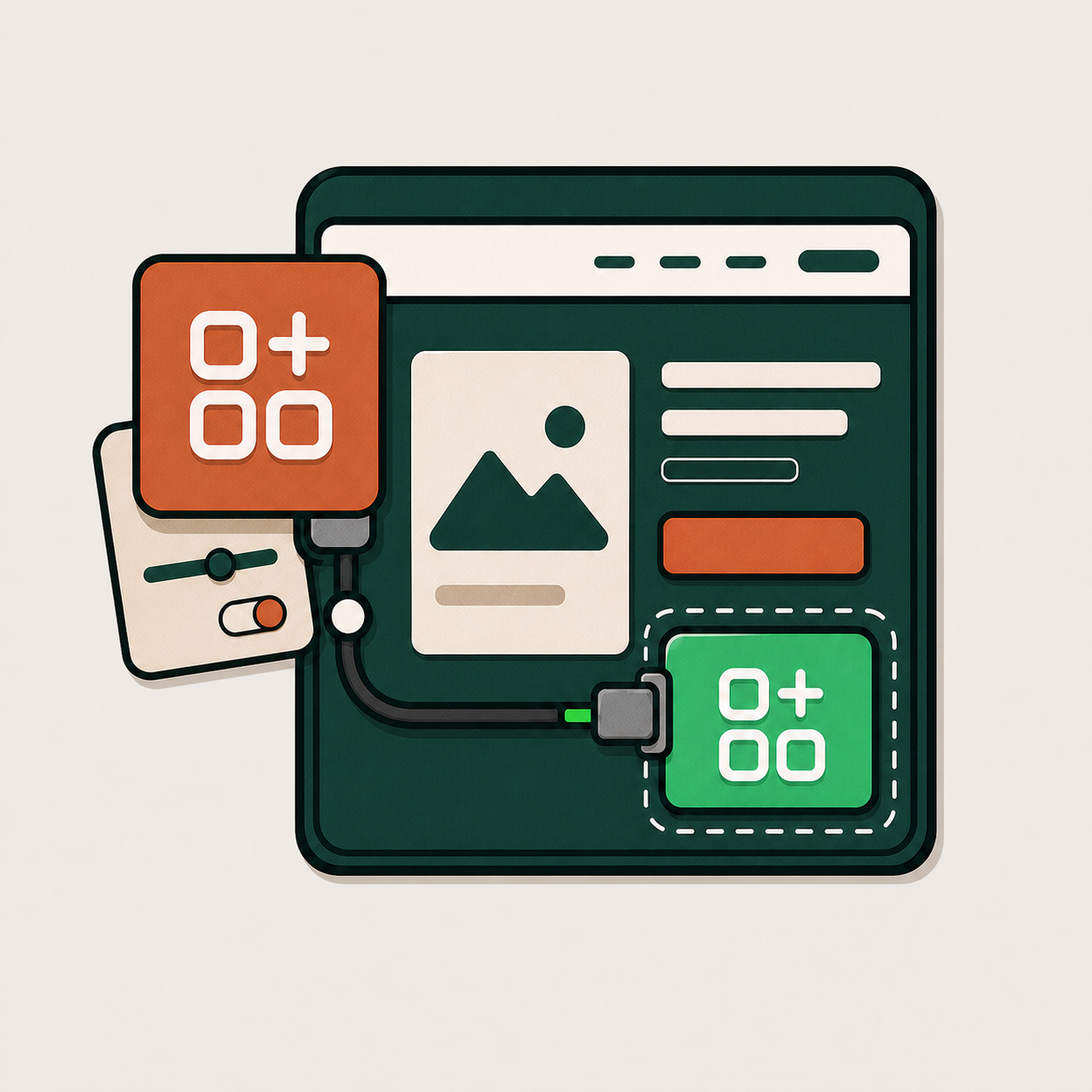 CheckoutWorks Shopify app integration service showing an app connected to a storefront