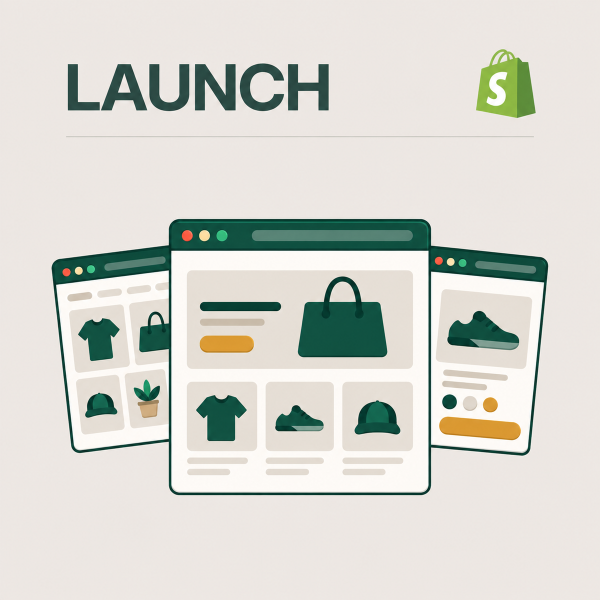 CheckoutWorks standard Shopify store setup service showing a complete storefront.
